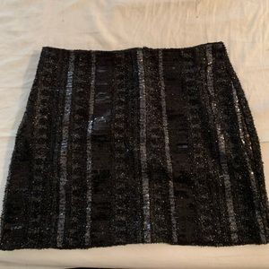 Express sequin skirt, size 10